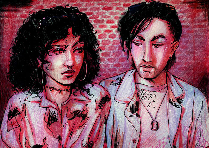 Illustration for Psycho Lovers Magazine