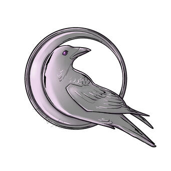 Badge design for a fantasy espionage group &quot;Los Cuervos&quot;