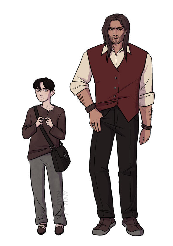 NPCs design, Luca y Dylan